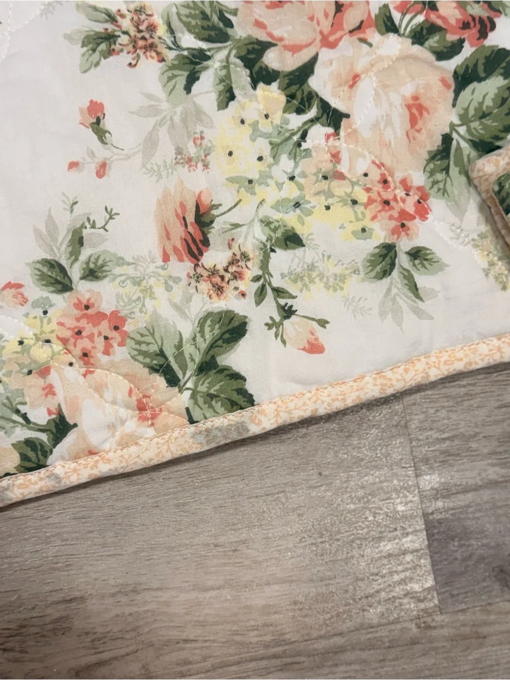 Vintage Laura Ashley for Revman Floral Twin Quilt & Sham Cotton Rare